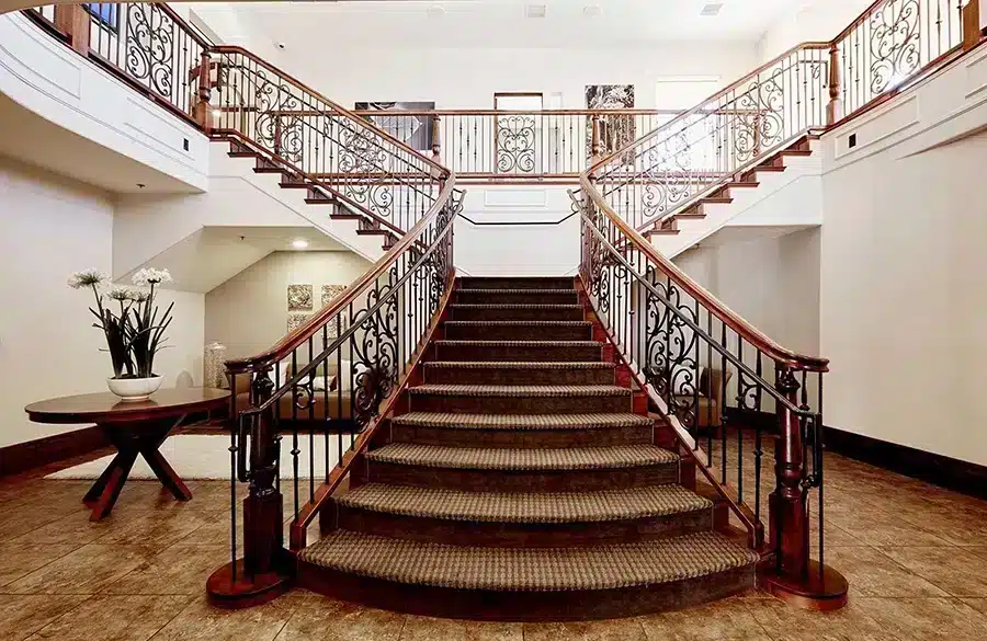staircase with elegant design