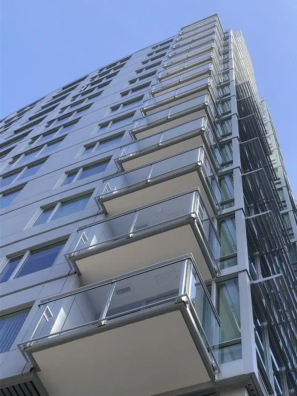 apartment building featuring balconies