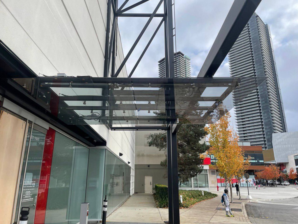 metal canopy in Vancouver