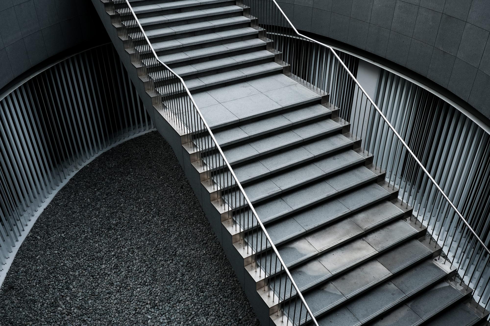 metal staircase
